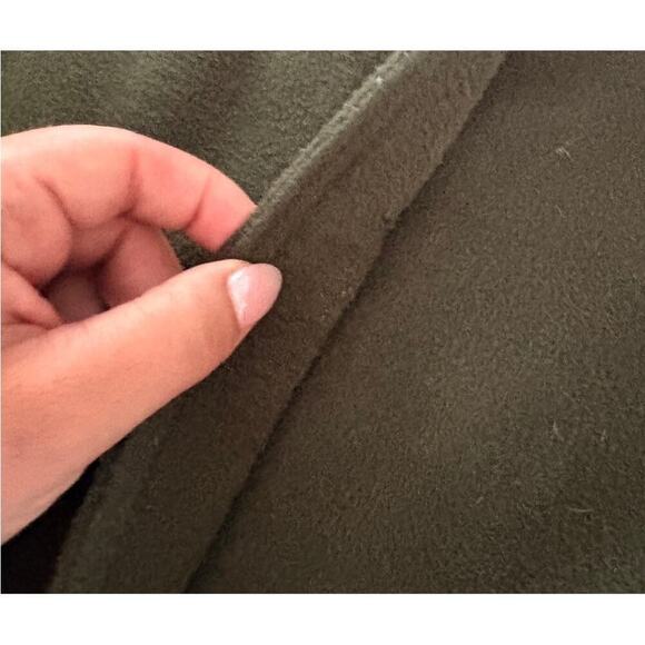 Kristen Blake Studio Collection Lambswool Blend Olive Coat - Size 14W - Picture 13 of 16